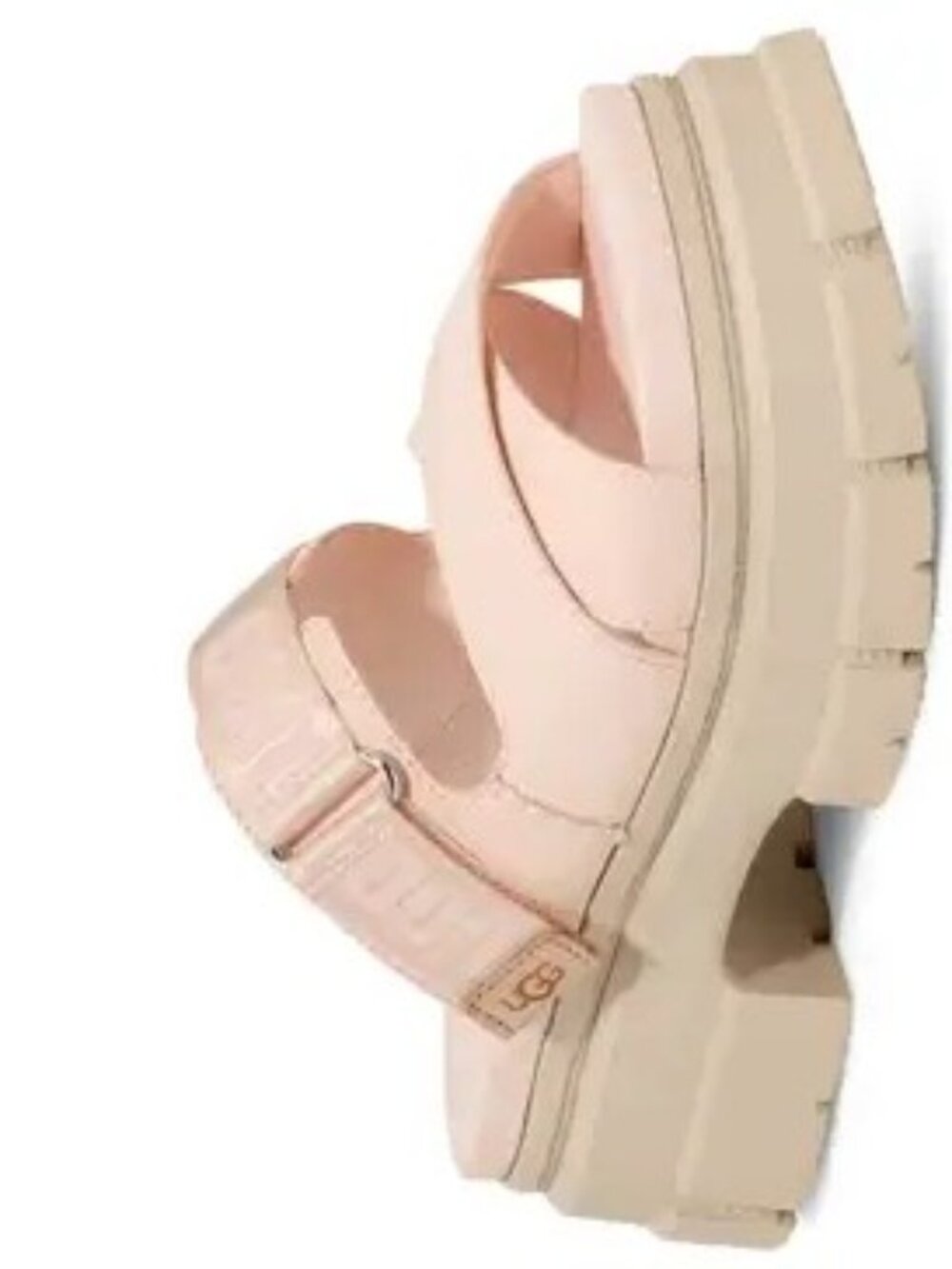 UGG® Ashton Platform Slide Sandal, ROSY BEIGE